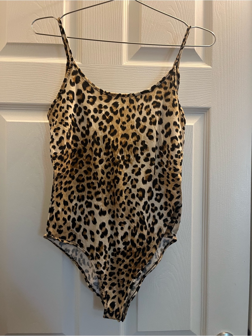 TILT Leopard Print Bodysuit - Brown & Black